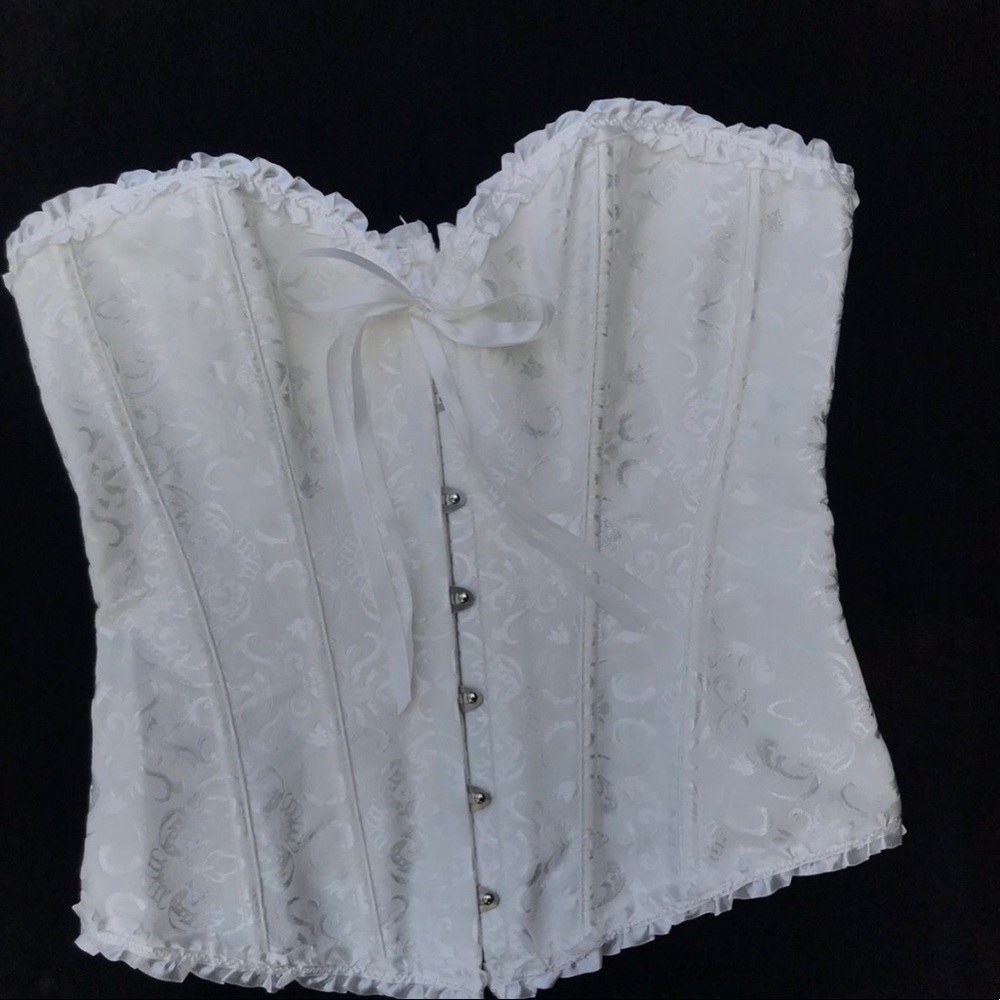 Vintage white corset